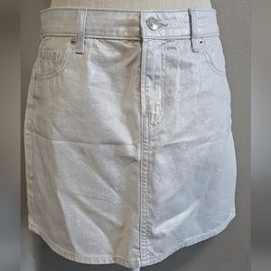 Old Navy Light Gray Mid-Rise Pants